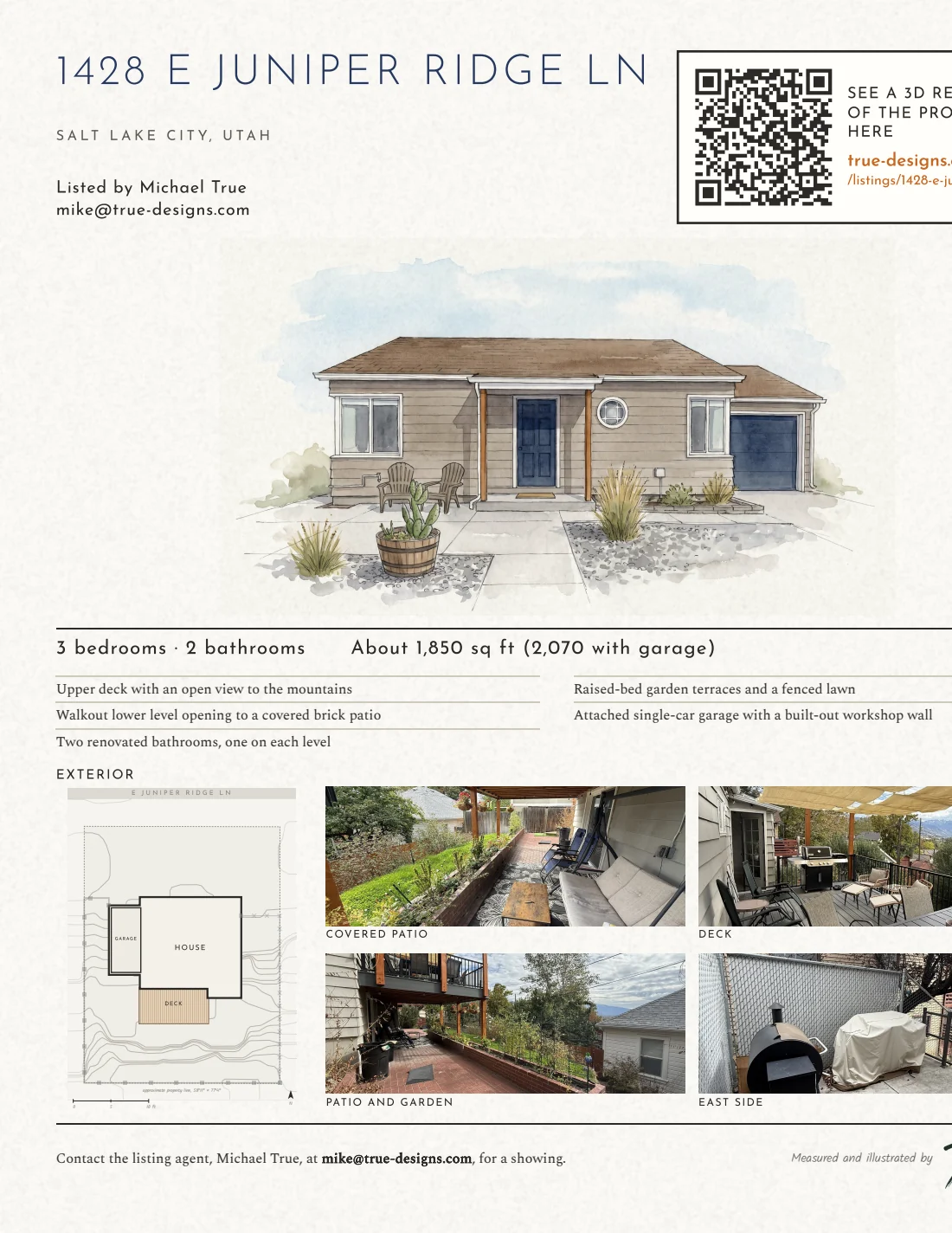 Example flyer, page one